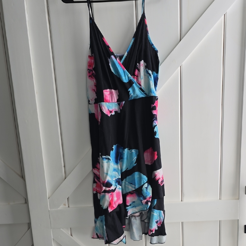 Floral Spaghetti Strap Dress